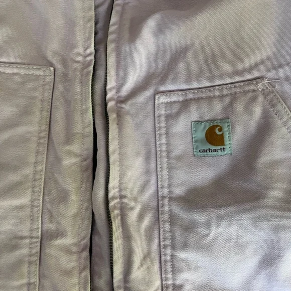 Carhartt Women’s Pink Utility Jacket Size Small - Picture 3 of 4